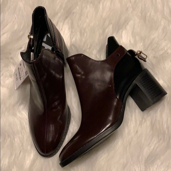 NWT Zara Heeled Booties Size 36 - Picture 7 of 8